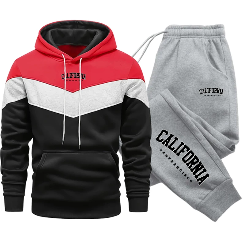 Winter Clothing Outdoor - Ensemble de survêtement pour homme, imprimé,