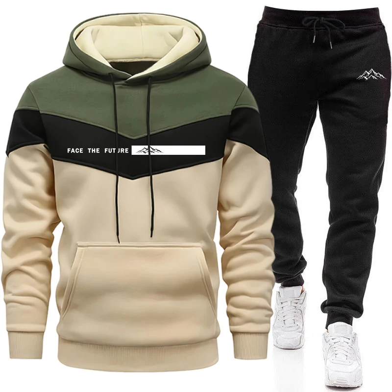 Winter Clothing Outdoor - Ensemble de survêtement pour homme, mode