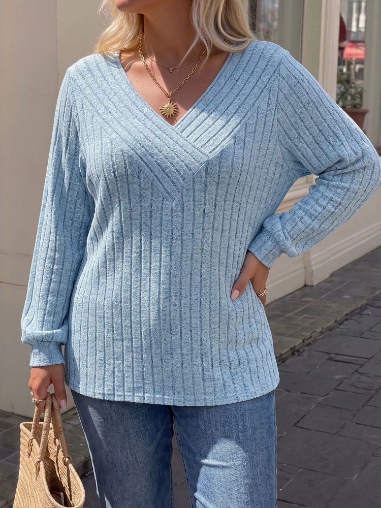 Pull tricoté décontracté à man - Winter Clothing For Plus Size Women avis et prix
