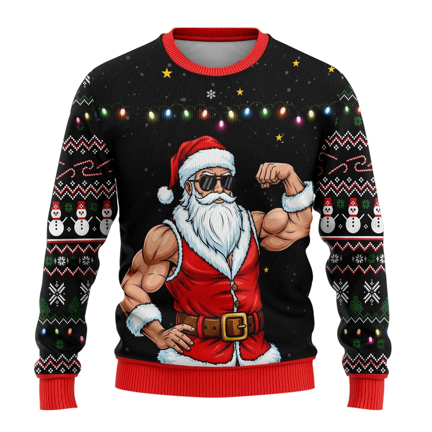 Pull-over imprimé 3D avec moti - Winter Clothing avis et prix